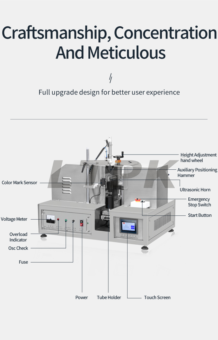 Easy Operate Ultrasonic Hand Creas Plastic Tube Toothpaste Sealing Machine For Plasticsoft Hand Cream Tube Sealing Machine (7).jpg